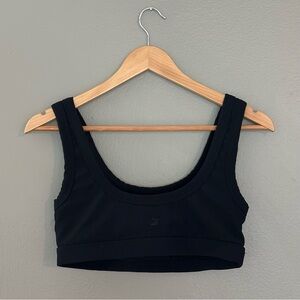 Glyder Black Women's Ribbed Sports Bra